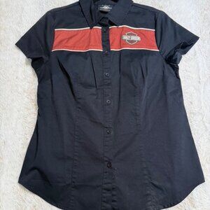 Harley-Davidson Washed Button-Front Shirt